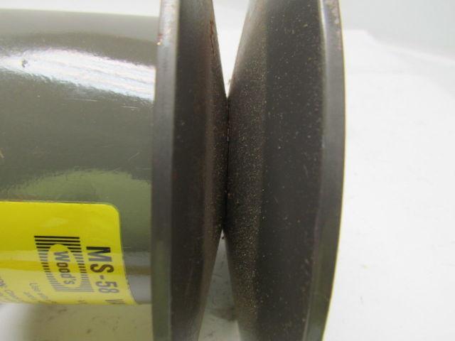 T.B. Woods MS-58 variable sheave pulley 5/8" bore maximum 8900 RPM