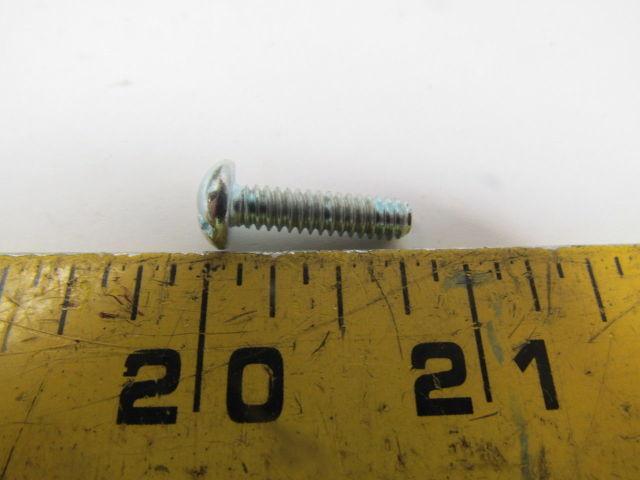 UST013448 #10-24 X 3/4" Slot round head machine screw grade 2 plated