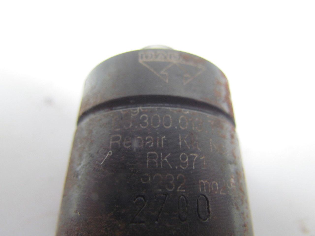 Dadco LJ.0300.013.TO Mini nitrogen gas spring 1/3 ton .49" stroke