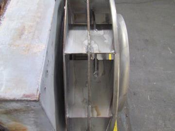 Northern Blower Size 2700 20HP Belt Driven 27" Stainless Steel Fan 32x32" Plug
