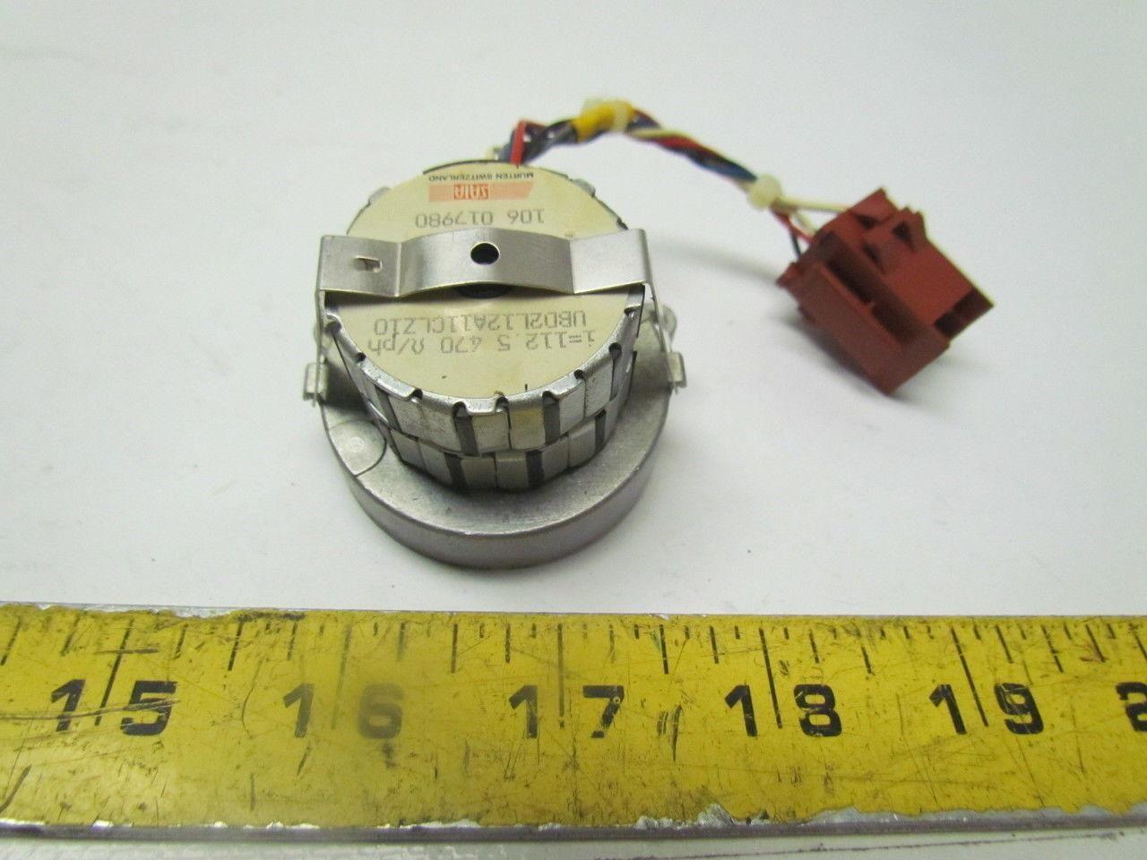 SAIA UBD2L12A11CLZ10 Stepper rotary motor w/ motor gearbox