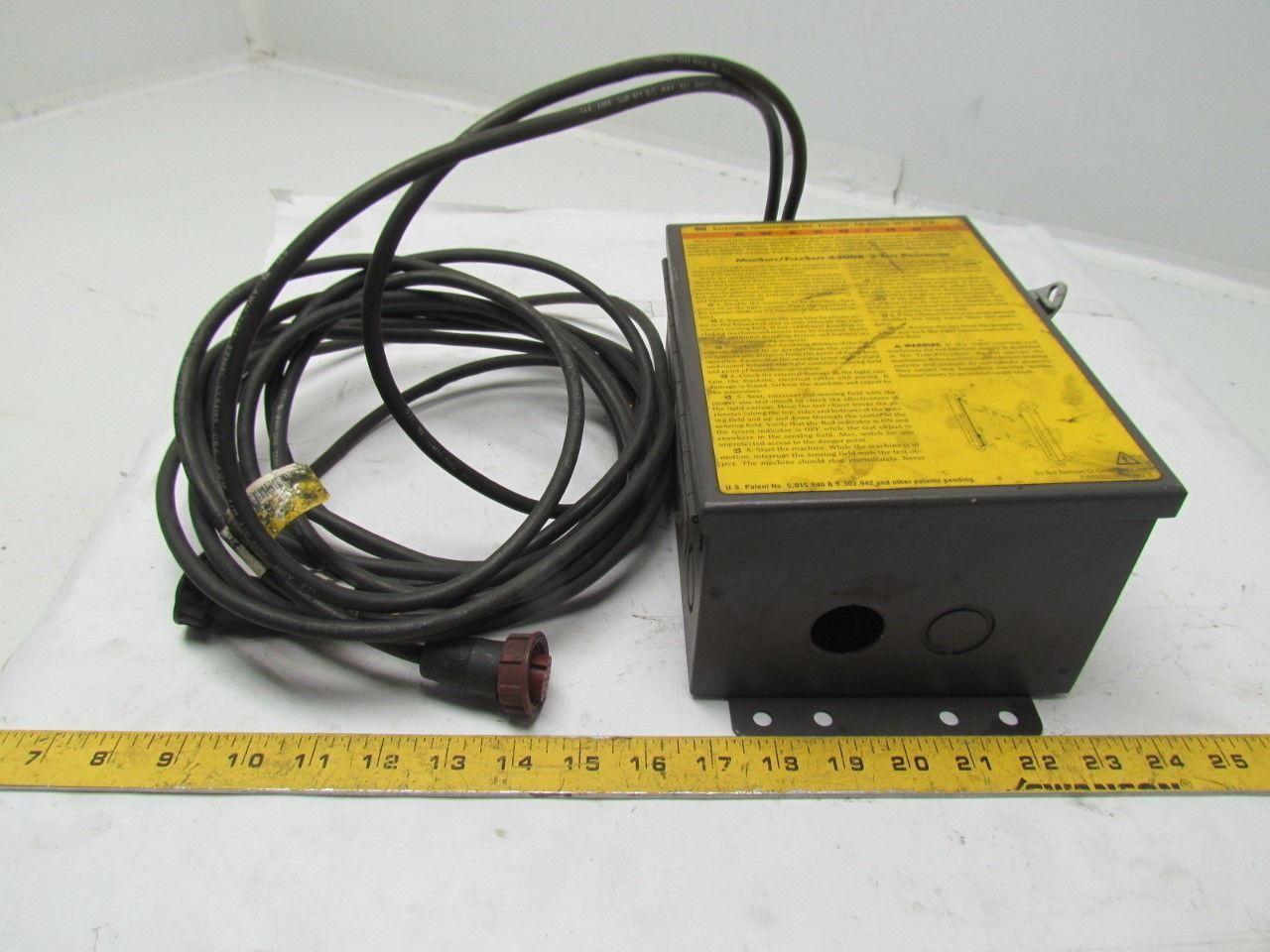 STI MS4328B2-AC1-20X-5R -U-W Light Curtain Controller 115VAC w/ Cables