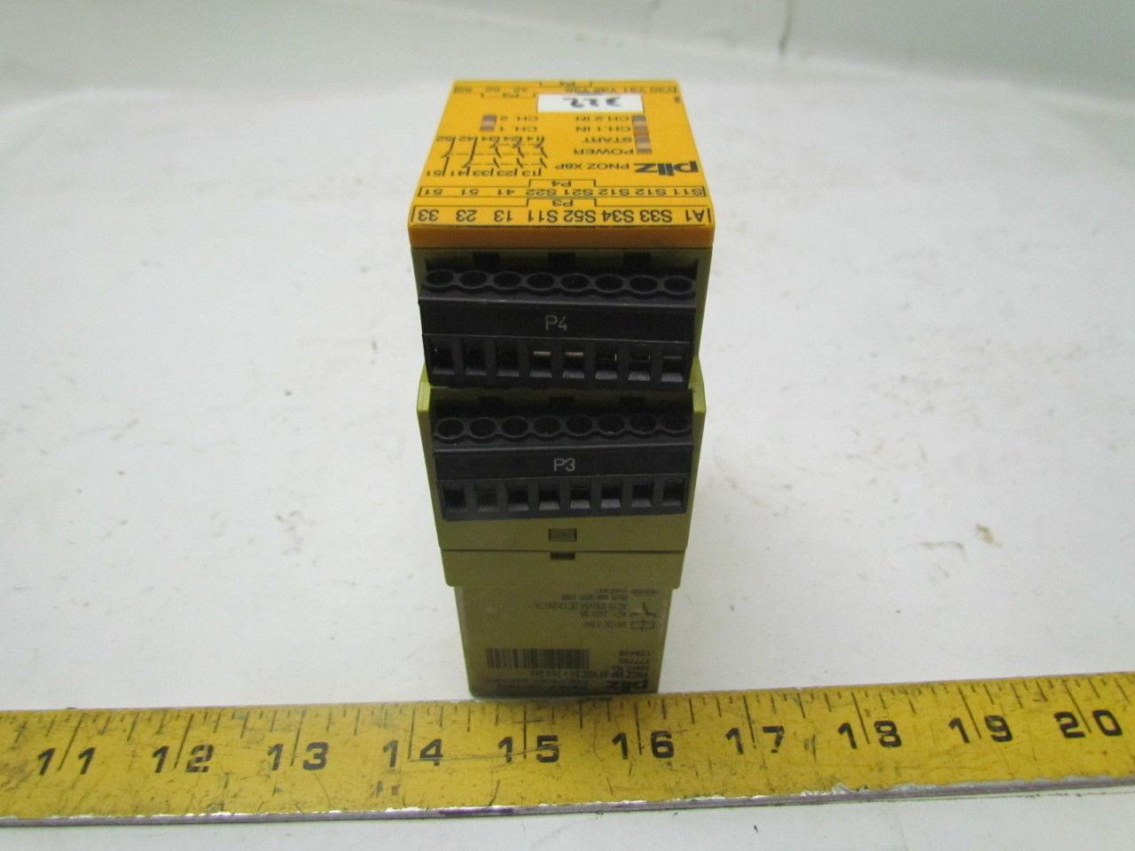 Pilz PNOZ X8P 24V 3.5W E-Stop Relay/Safety gate monitor