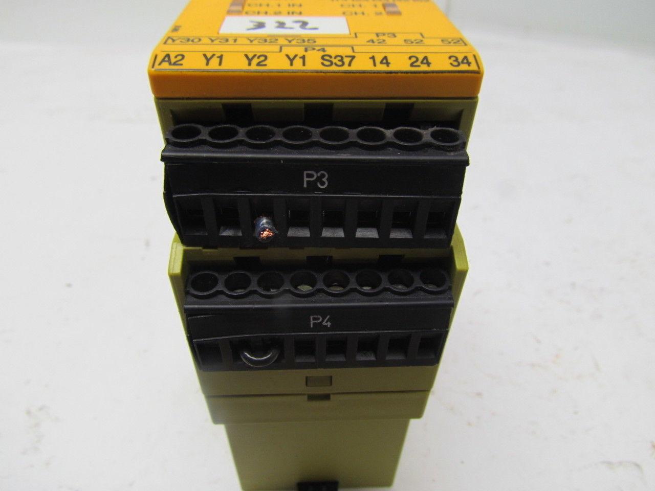 Pilz PNOZ X8P 24V 3.5W E-Stop Relay/Safety gate monitor
