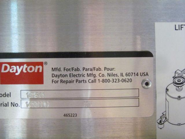 Dayton 16D541 13-3/4" Centrifugal Downblast Exhaust Ventilator Less Drv. PKG