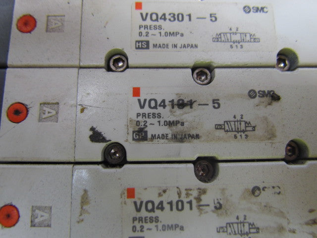 SMC VQ4000 Solenoid Valve assembly