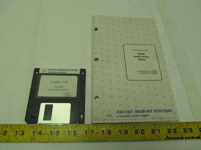 Escort Memory Systems CM1000 Datalogig Automatic ID module control board no key