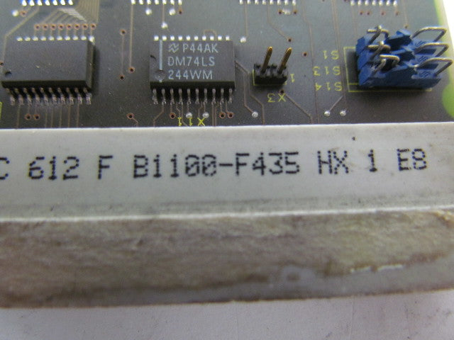 Siemens 612 F B1100-F435 HX 1 E8 PC control Board Processor module