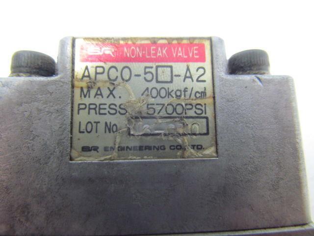APCO APCO-5-A2 Hydraulic non-leak manifold block