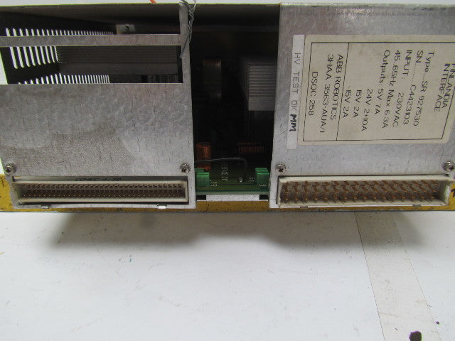 ABB Robotics SR 927530 DSQC 258 Finlandia Interface 230Vac 45-65Hz 6.3A Input