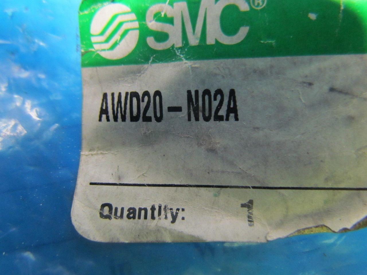 SMC AWD20-N02A Micro Mist regulator separator without bowl 1/4"NPT