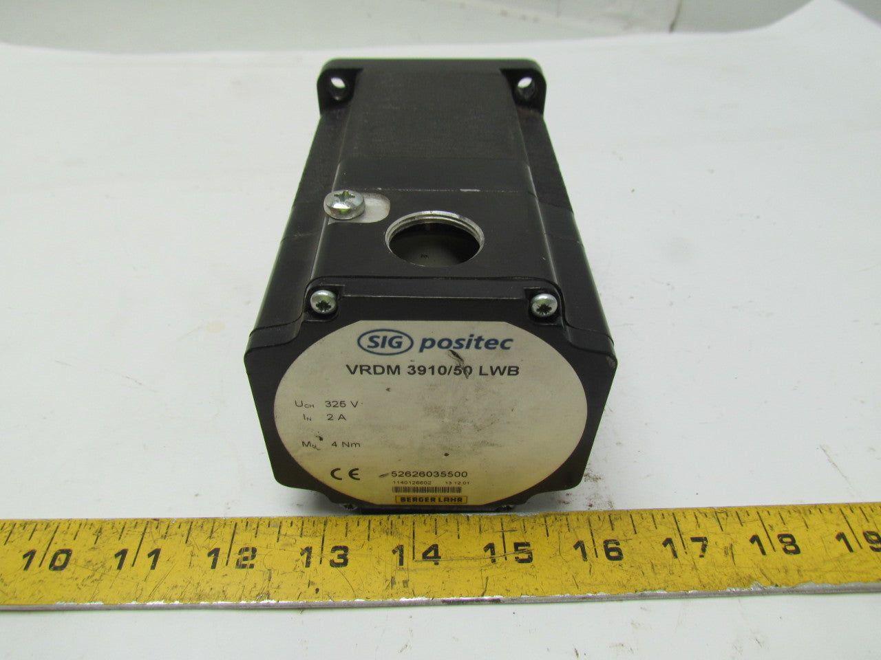 Berger Lahr VRDM 3910/50 LWB Sig Positec Flange Mount 3 Phase Stepping Motor