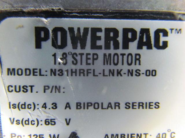 Pacific Scientific N31HRFL-LNK-NS-00 PowerPac 1.8° Step Motor Bipolar Series
