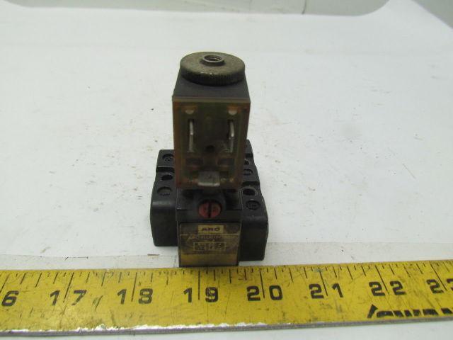 ARO A212SS120A Pneumatic solenoid valve 2 position body ported 1/4"NPTF 120VAC