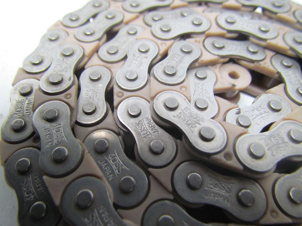 Tsubaki RF40PC 55" poly-steel roller chain 1/2" pitch 5/16" roller width