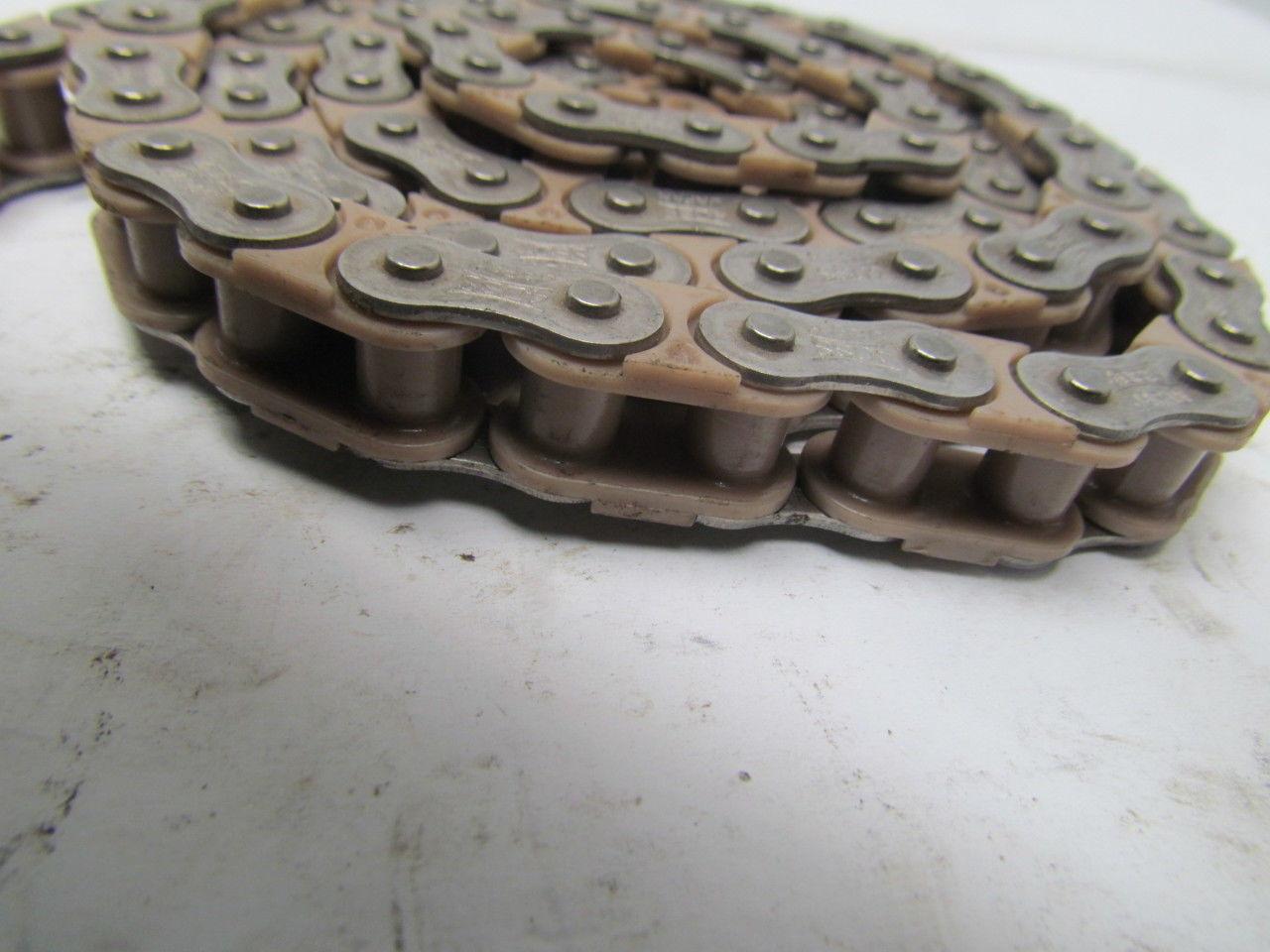 Tsubaki RF40PC 55" poly-steel roller chain 1/2" pitch 5/16" roller width