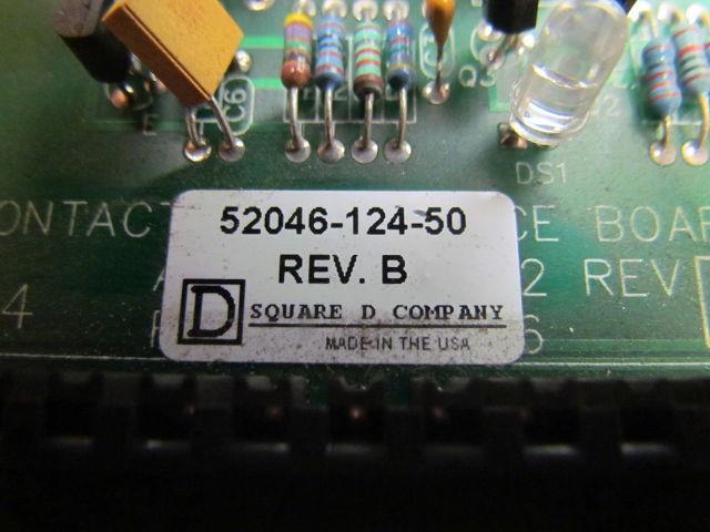 Pertron/Square D 52046-124-50 Rev.B Contactor interface board