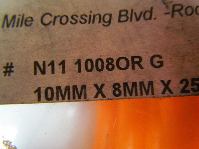 Mazzer N11 1008Org Nylon tubing 10mmx 8mm x 25 meters 82.02ft red air line