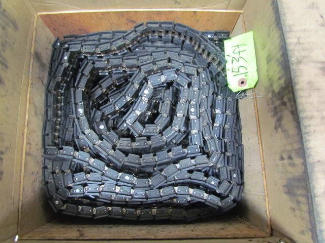 Rexnord 1843 Tab 1.25 1-1/4" BWR wide tabletop conveyor chain 1/2"Pitch 153ft Long