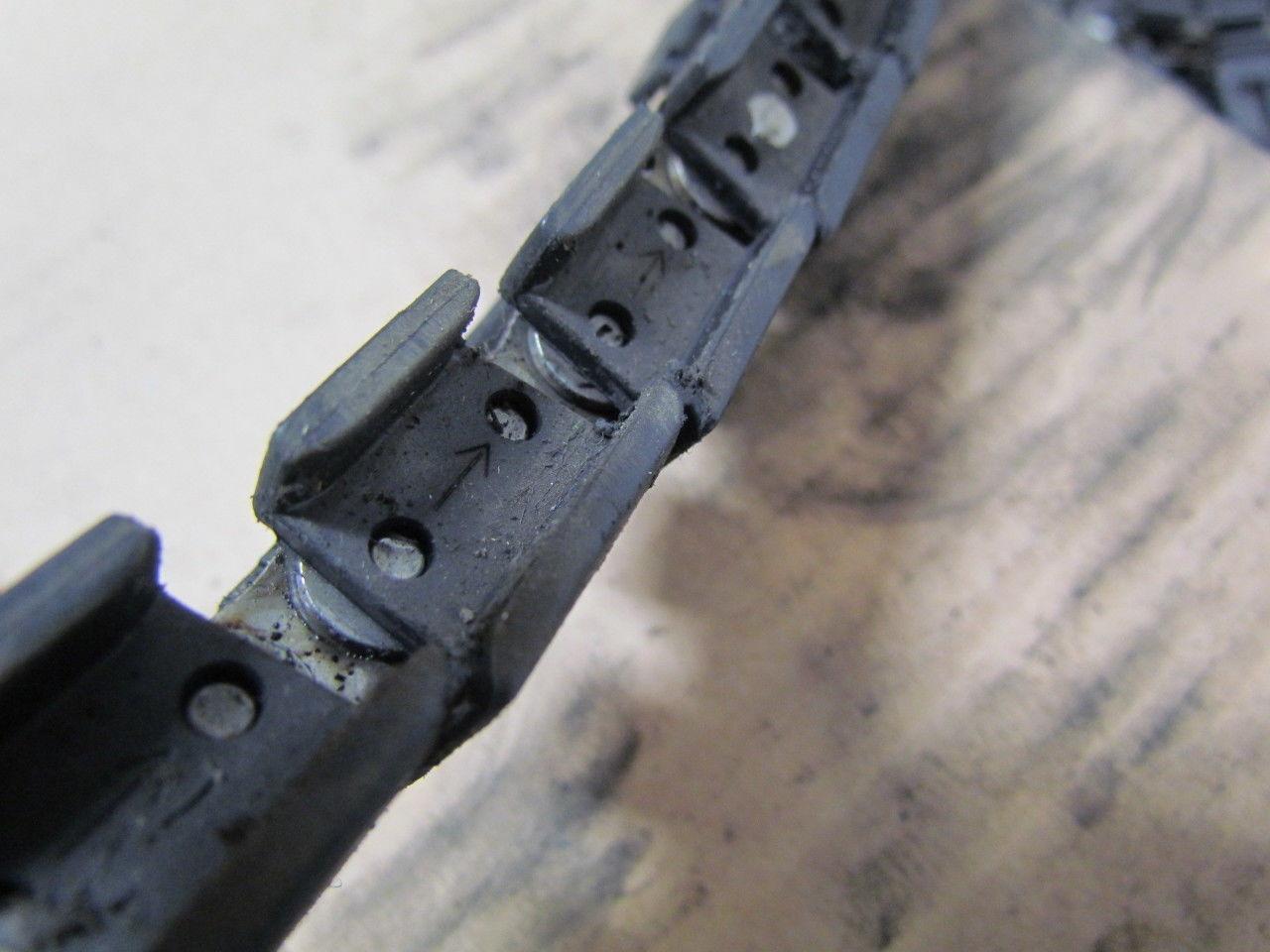 Rexnord 1843 Tab 1.25 1-1/4" BWR wide tabletop conveyor chain 1/2"Pitch 153ft Long