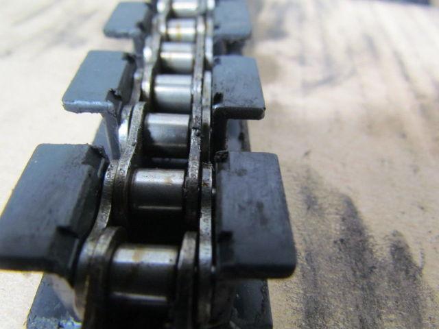 Rexnord 1843 Tab 1.25 1-1/4" BWR wide tabletop conveyor chain 1/2"Pitch 153ft Long