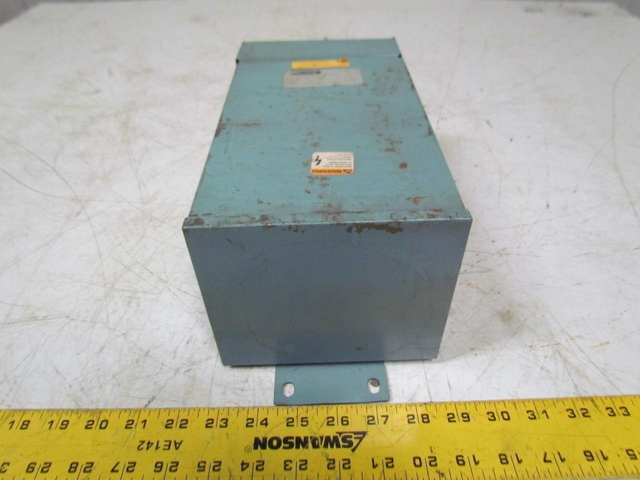 Jefferson CAT.#211-081 KVA1.5 Transformer 240/480VPRI.120/240Sec. 50/60Hz 1PH.