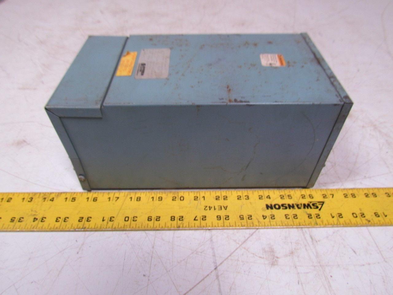 Jefferson CAT.#211-081 KVA1.5 Transformer 240/480VPRI.120/240Sec. 50/60Hz 1PH.