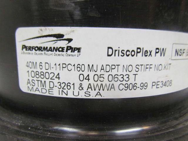 Chevron/Performance 40M6DI-11PC160 1088024 04050633T MJ Adapter/no stiff kit 6"