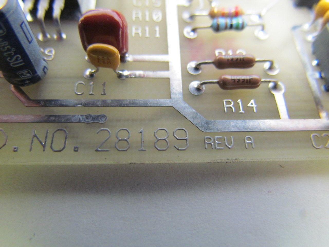 Emhart Warren 28189 REV A SWS 9513 Circuit Board