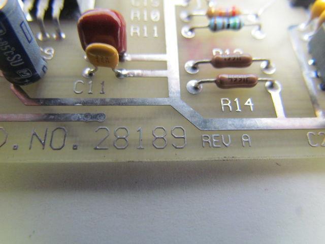 Emhart Warren 28189 REV A SWS 9513 Circuit Board