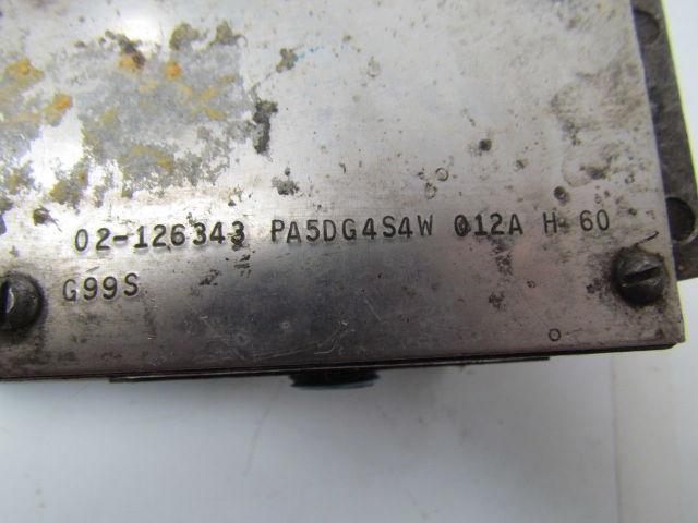 Vickers Eaton 02-126343 PA5DG4S4W 012A H 60 Directional Control Valve
