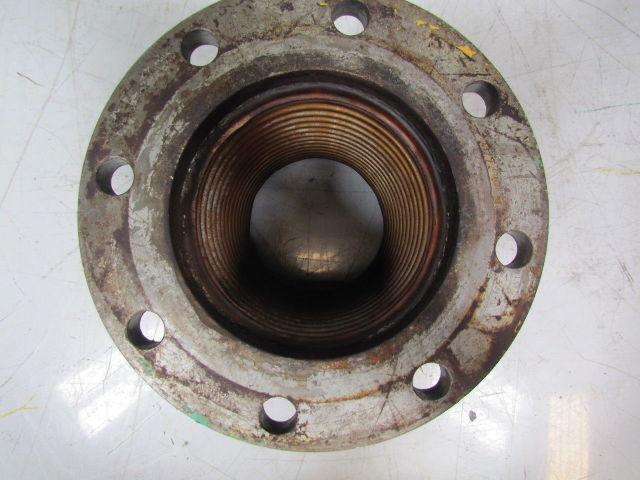 Stainless Steel short flanged braided flexible connector 6 " IDX11" long