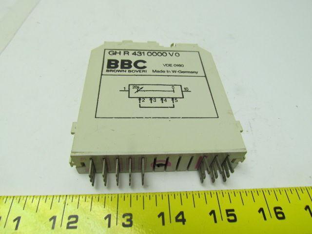 BBC Brown Boveri GHR4310000V0 Sigma-Tronic B Delay unit 0-1 Retarder
