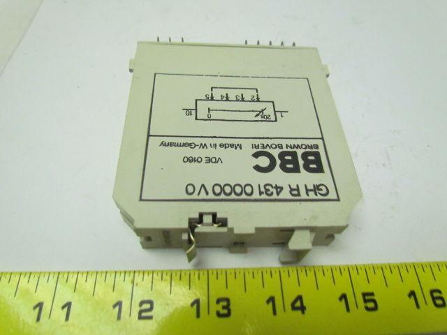 BBC Brown Boveri GHR4310000V0 Sigma-Tronic B Delay unit 0-1 Retarder