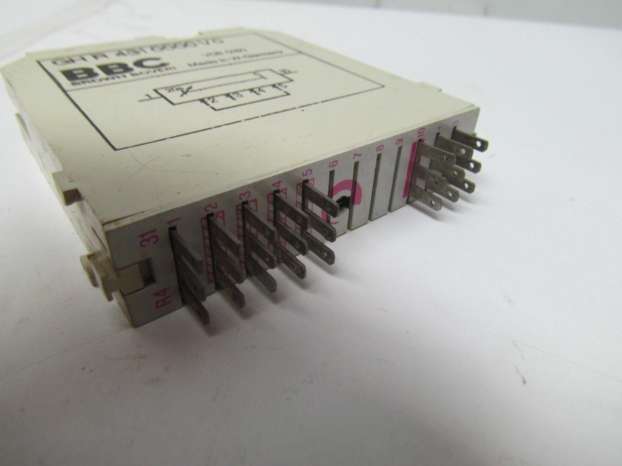 BBC Brown Boveri GHR4310000V0 Sigma-Tronic B Delay unit 0-1 Retarder