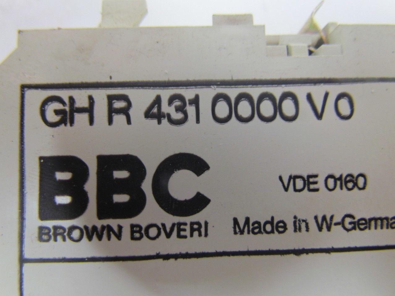 BBC Brown Boveri GHR4310000V0 Sigma-Tronic B Delay unit 0-1 Retarder