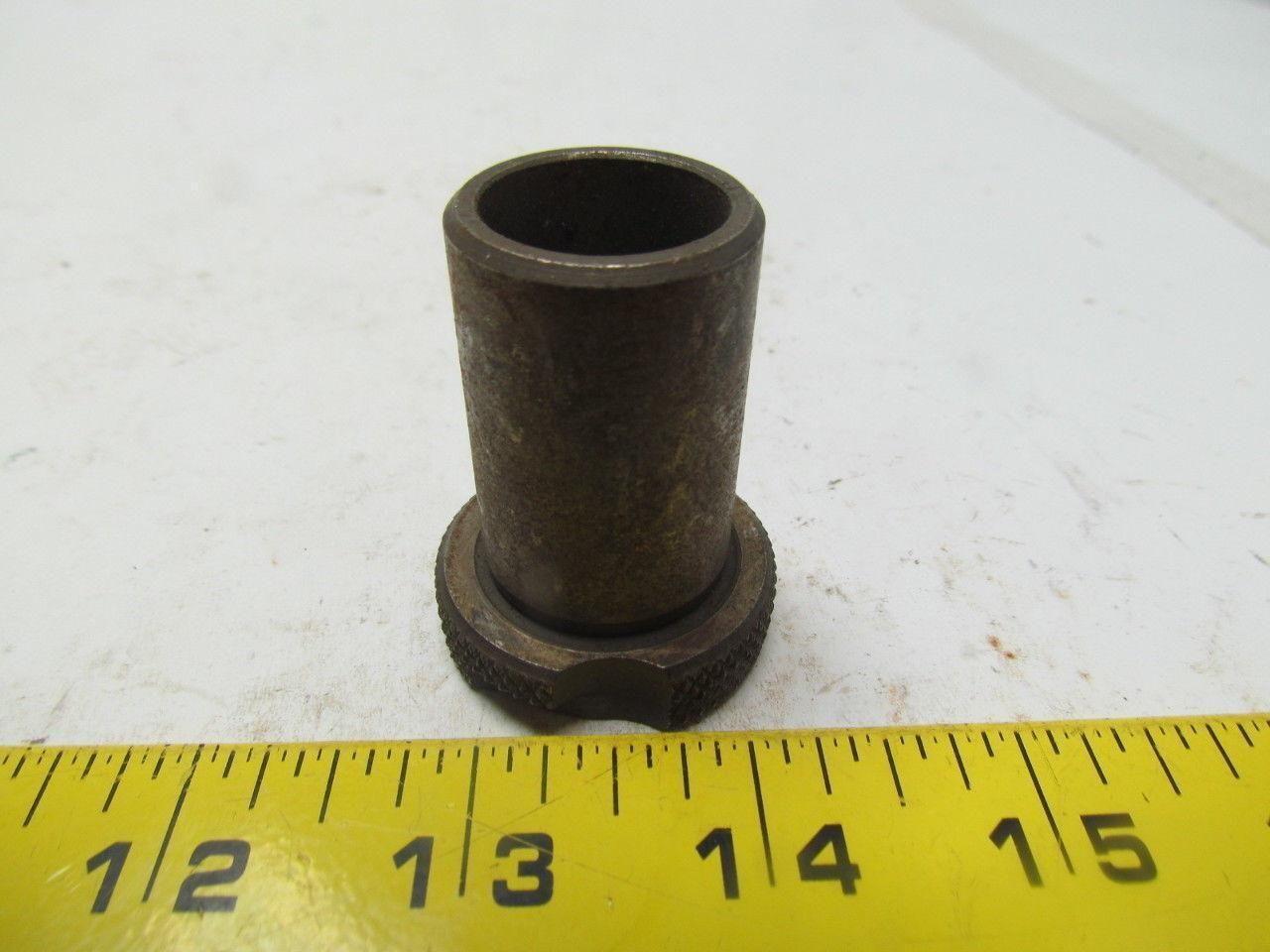 Drill Guide Bushing 25/32" ID x 1" OD x 1-7/8" L Flanged Slip Fix Lot of 3