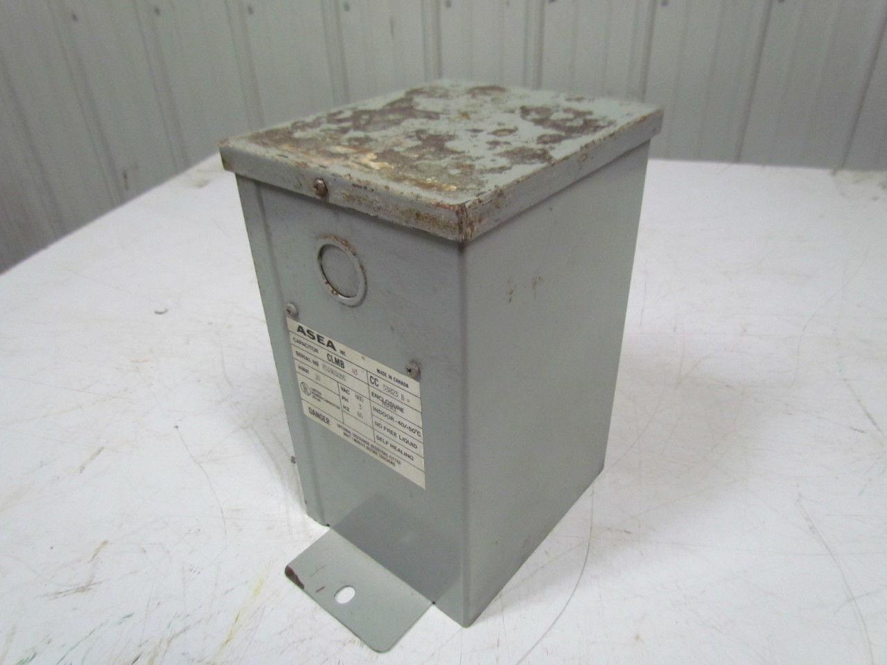 ASEA Inc. 53823 B Individual Capacitor 3-phase 480VAC 60Hz 10KVAR