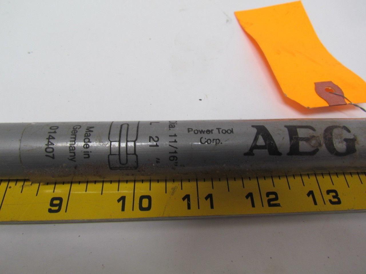 AEG 014407 Masonary Rotary Hammer Bit 11/16" x 21" 14-1/4" Drilling length
