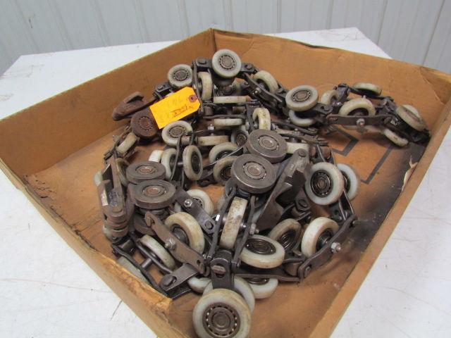 Unibilt 16' Nylon Wheel overhead conveyor chain w/3 links part# 21351 4" pitch