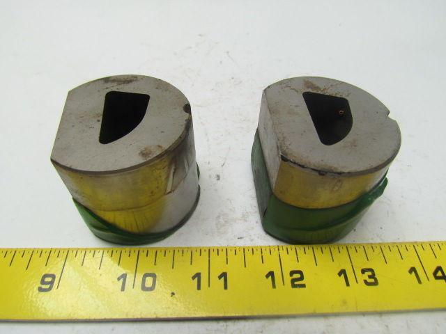 AIP SB-8118 DET #348 Special Shape Press Fit Button Dies Lot of 2