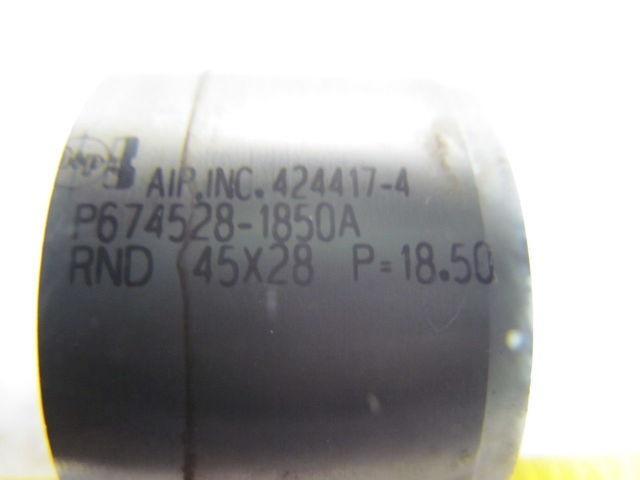 AIP 424417-4 P674528-1850A Press Fit round die Buttons w/ Dowel Slot Lot of 2