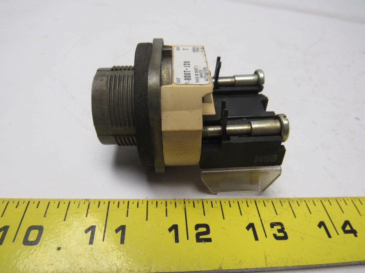 Allen Bradley 800T-J20 Ser.T 3 position spring return center selector switch