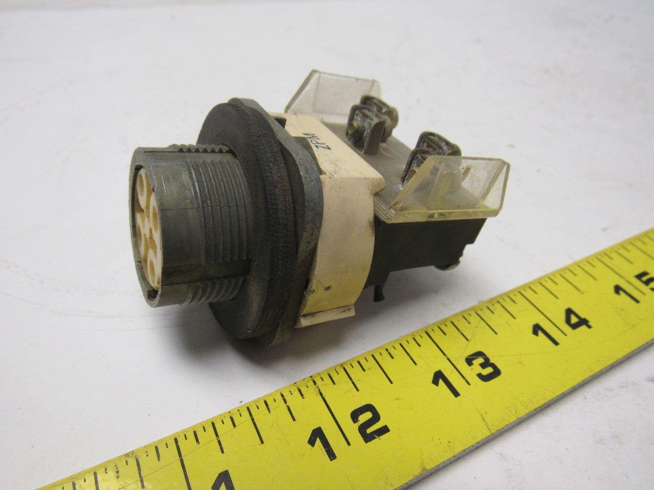 Allen Bradley 800T-J20 Ser.T 3 position spring return center selector switch