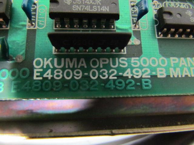 Okuma Opus 5000 E4809-032-492-B Panex Card 2 & 3 circuit Boards