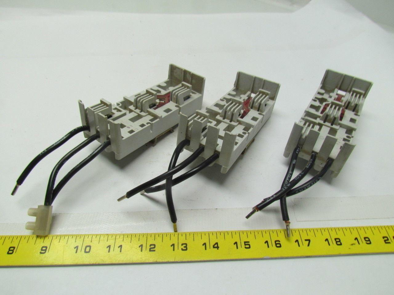 Wohner 22-0319 Bus Bar adapter din rail mount 5-3/8" OAL 2-1/8"Wide Lot of 3