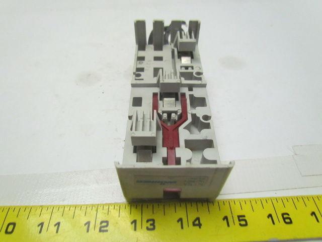 Wohner 22-0319 Bus Bar adapter din rail mount 5-3/8" OAL 2-1/8"Wide Lot of 3
