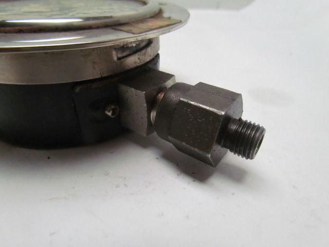 VDO OTA 3-1/2"face panel mount 0-1000bar gauge oil filled bottom connect 1/4"npt