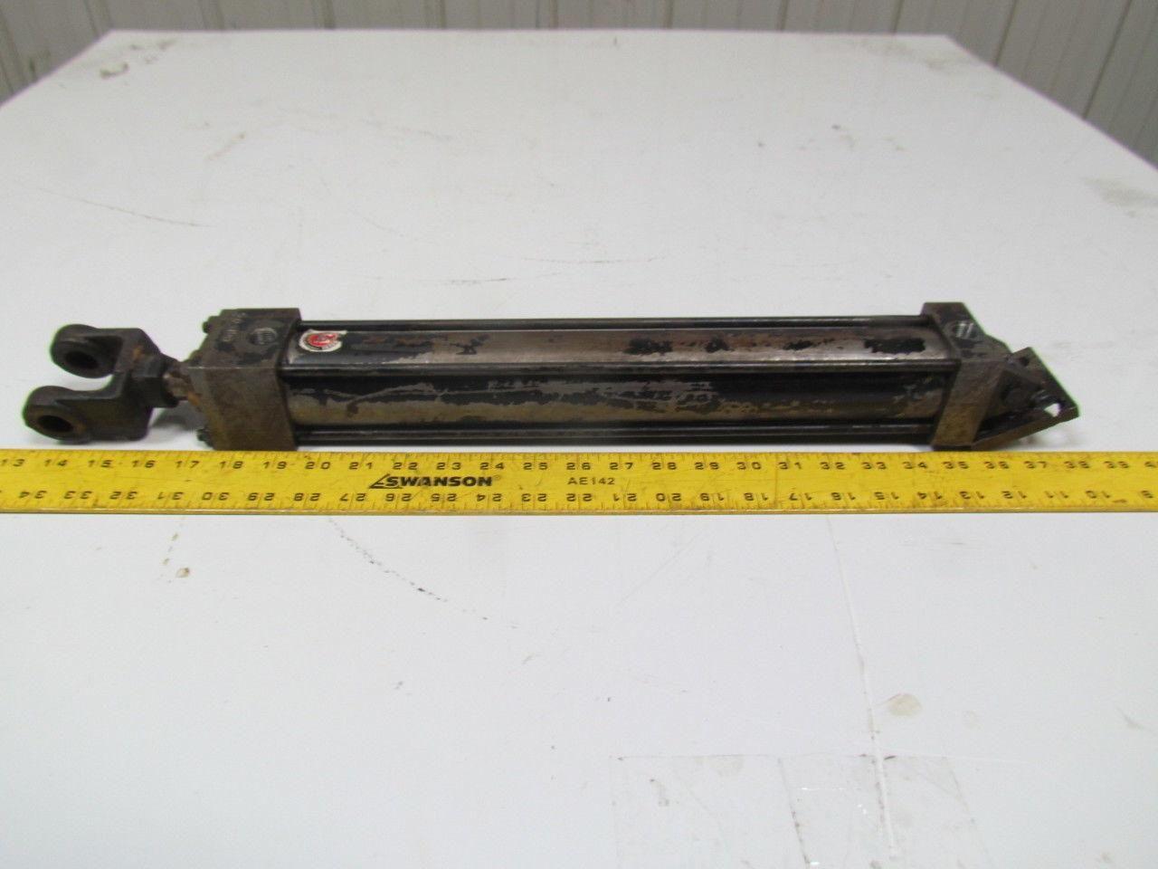 Atlas Parker 508150 HD cylinder 14"STRK 2" bore clevis mnt w/rod end clevis