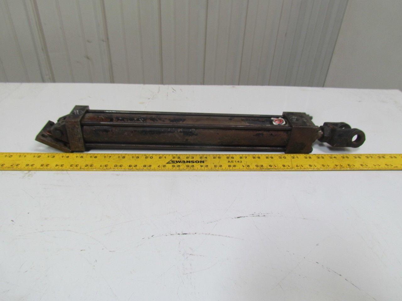 Atlas Parker 508150 HD cylinder 14"STRK 2" bore clevis mnt w/rod end clevis